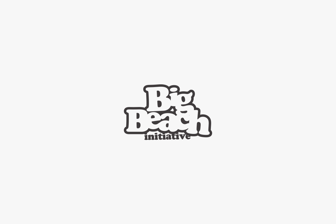 Big beach initiative logotype design by Parent